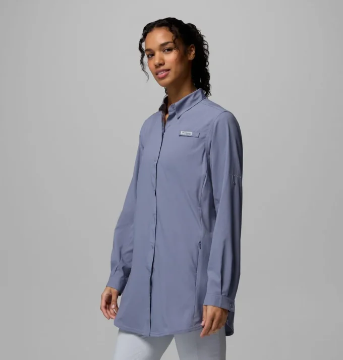 Tunică cu mâneci lungi PFG Tamiami™ pentru femei Tunică cu mâneci lungi PFG Tamiami™ pentru femei