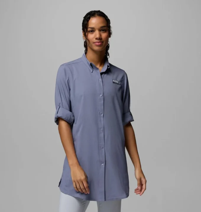Tunică cu mâneci lungi PFG Tamiami™ pentru femei Tunică cu mâneci lungi PFG Tamiami™ pentru femei